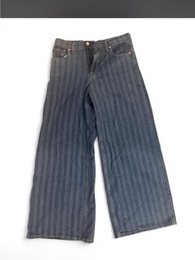GAP Baggy Mid Rise Jeans in Dark Blue Denim